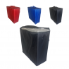 Bolsa protectora impermeable para colchón plegable 200x140x8 cm Negro