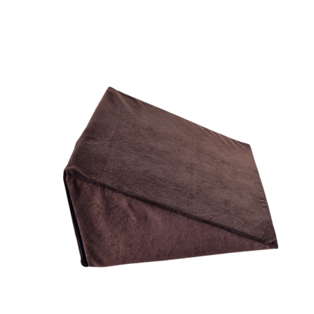 Cojín cuña multifuncional 35x45x20 cm - para tumbarse, leer y apoyar las piernas - 1021 Marrón