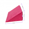 Cojín cuña multifuncional 35x45x20 cm - para tumbarse, leer y apoyar las piernas - 1224 Morado