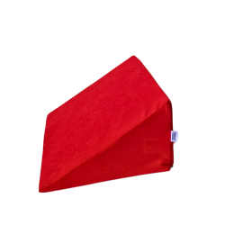 Cojín cuña multifuncional 35x45x20 cm - para tumbarse, leer y apoyar las piernas - 3100 Rojo