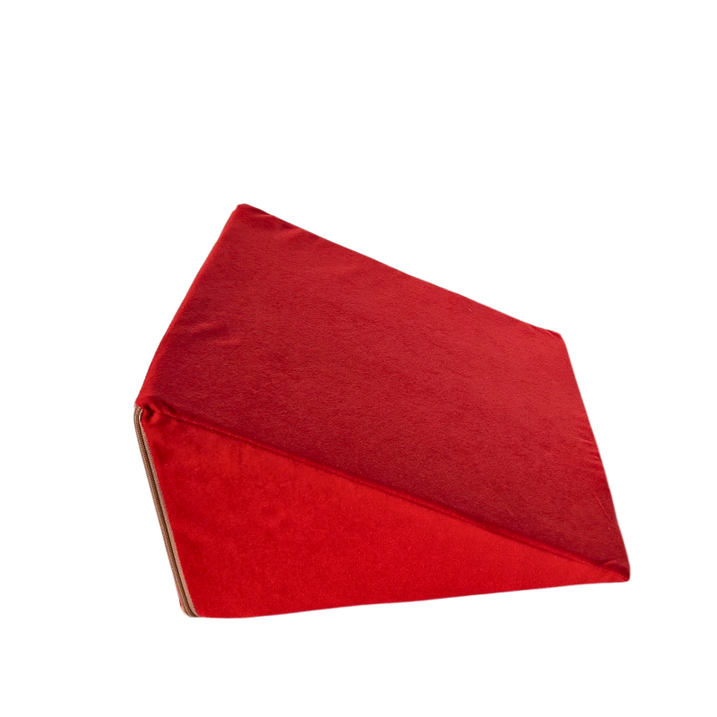 Cojín cuña multifuncional 35x45x20 cm - para tumbarse, leer y apoyar las piernas - 3100 Rojo