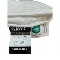 Funda de colchón CLASSIC 90x200 (16–22 cm) con cremallera alrededor, antideslizante, con asas, lavable a 40 °C | Natalia Spzoo