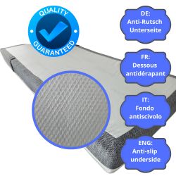 Funda de colchón CLASSIC 90x200 (16–22 cm) con cremallera alrededor, antideslizante, con asas, lavable a 40 °C | Natalia Spzoo