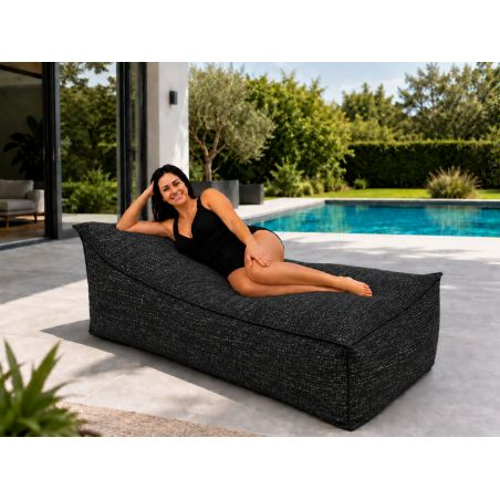 Maxi Outdoor Daybed 200x90x40 cm – tumbona de jardín, puff gigante y chaise longue 01