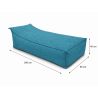 Maxi Indoor 200x90x40 cm – puff gigante, chaise longue y tumbona de descanso B18