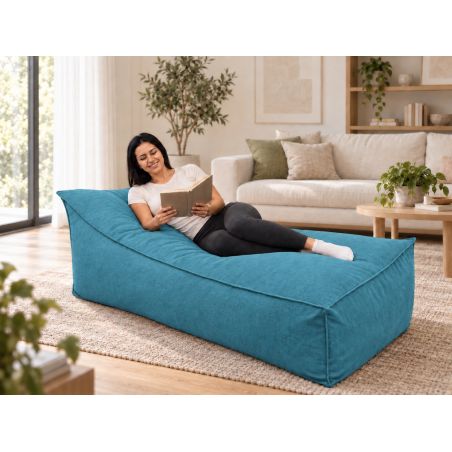 Maxi Indoor 200x90x40 cm – puff gigante, chaise longue y tumbona de descanso B18