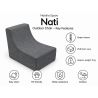 Nati Outdoor 55x75x70 cm – sillón de jardín, sillón relax para terraza 23