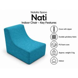 Nati Indoor 55x75x70 cm – sillón relax, butaca para salón B18
