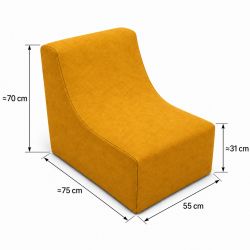 Nati Indoor 55x75x70 cm – sillón relax, butaca para salón B33