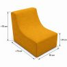 Nati Indoor 55x75x70 cm – sillón relax, butaca para salón B33