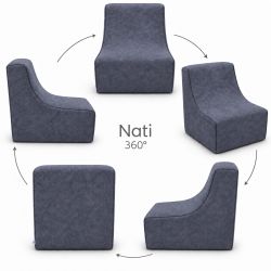 Nati Indoor 55x75x70 cm – sillón relax, butaca para salón B40