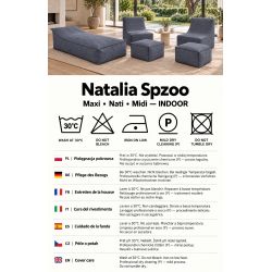 Nati Indoor 55x75x70 cm – sillón relax, butaca para salón B40