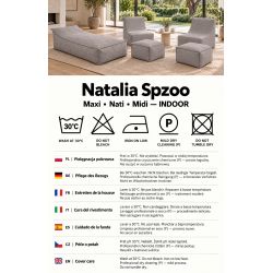 Nati Indoor 55x75x70 cm – sillón relax, butaca para salón B50