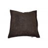 Funda para cojín decorativo 40x40 cm marrón oscuro