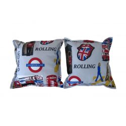 Funda para cojín decorativo 40x40 cm LONDON