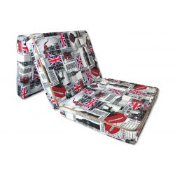 Natalia Spzoo Funda para colchón plegable 195x65x10 cm LONDON