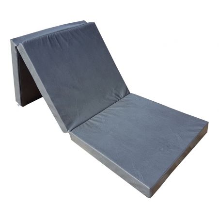 Colchón plegable de polipiel 195x65x8 cm 082SAL11