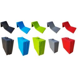 Colchón plegable de polipiel 195x65x8 cm 082S15D