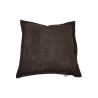 Funda para cojín decorativo 50x50 cm marrón oscuro