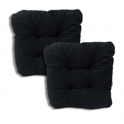 Juego de 2 cojines para silla 40 x 40 x 8 cm 0001
