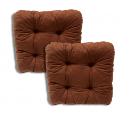 Juego de 2 cojines para silla 40 x 40 x 8 cm - 1000