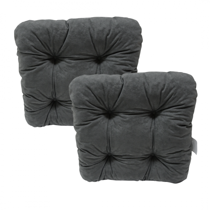 Juego de 2 cojines para silla 40 x 40 x 8 cm - 1008