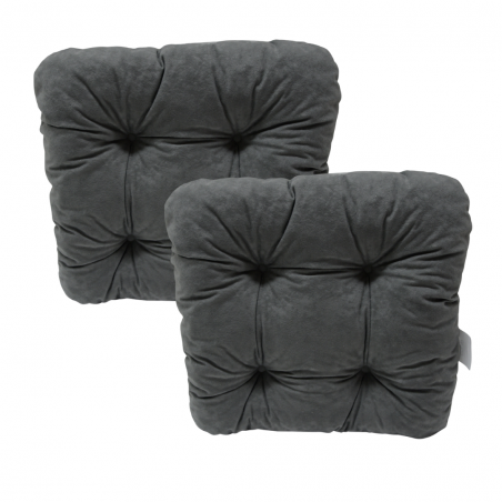 Juego de 2 cojines para silla 40 x 40 x 8 cm - 1008