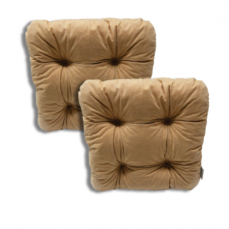 Juego de 2 cojines para silla 40 x 40 x 8 cm - 1009