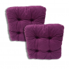 Juego de 2 cojines para silla 40 x 40 x 8 cm 1224