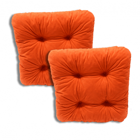 Juego de 2 cojines para silla 40 x 40 x 8 cm 1333