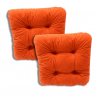 Juego de 2 cojines para silla 38 x 38 x 8 cm 1333