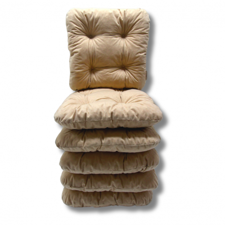 Juego de 6 cojines para sillas - 1009