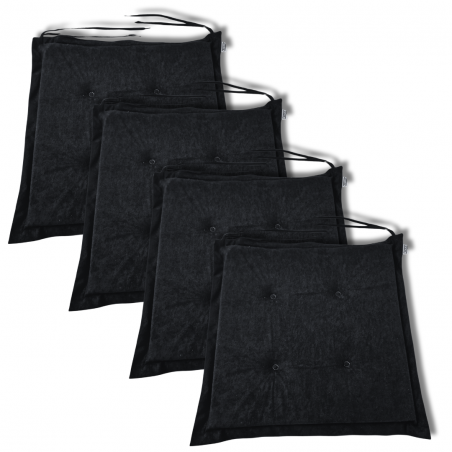 Cojín para silla 40x40x3 cm 0001 - set de 4