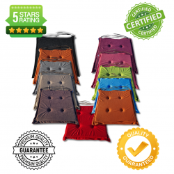 Cojín para silla 40x40x3 cm 0001 - set de 4