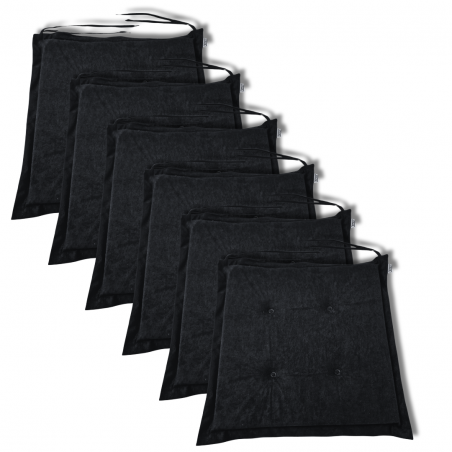 Cojín para silla 40x40x3 cm 0001 - set de 6