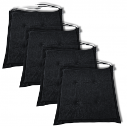 Cojín para silla 40x40x3 cm 0001 - set de 6