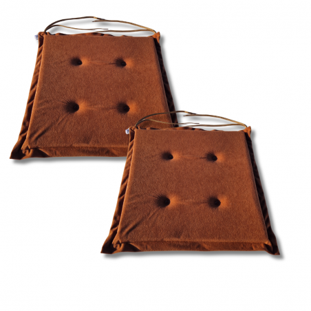 Cojín para silla 40x40x3 cm 1000 - set de 2