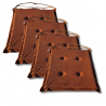 Cojín para silla 40x40x3 cm 1000 - set de 2