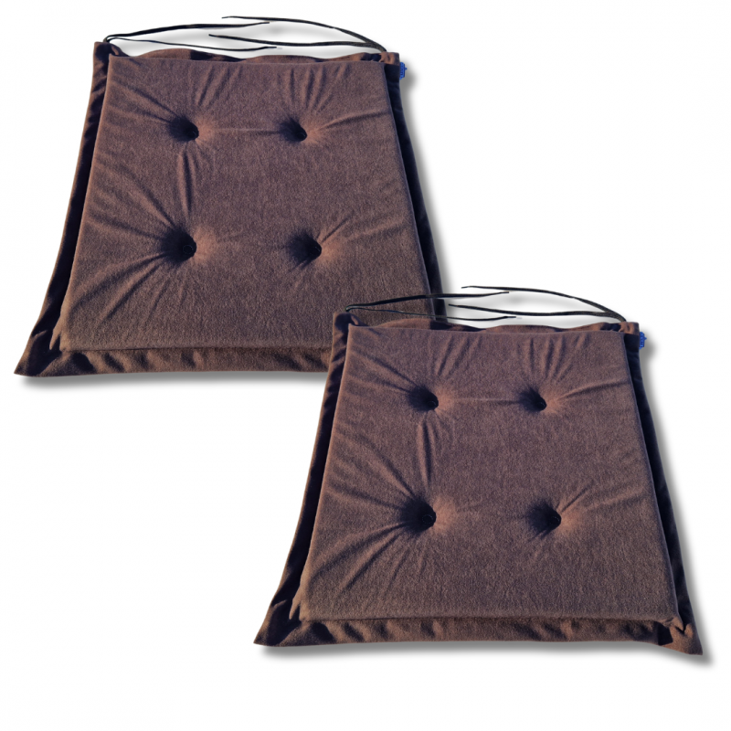 Cojín para silla 40x40x3 cm 1021 - set de 2