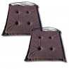Cojín para silla 40x40x3 cm 1021 - set de 2