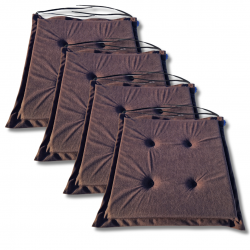 Cojín para silla 40x40x3 cm 1021 - set de 2