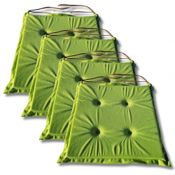 Cojín para silla 40x40x3 cm 1229 - set de 2