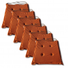 Cojín para silla 40x40x3 cm 1333 - set de 6