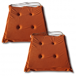 Cojín para silla 40x40x3 cm 1333 - set de 6
