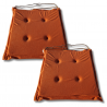 Cojín para silla 40x40x3 cm 1333 - set de 6