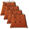 Cojín para silla 40x40x3 cm 1333 - set de 6