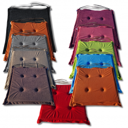 Cojín para silla 40x40x3 cm 1333 - set de 6