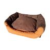 Cama para perros Max - talla S - naranja-marrón
