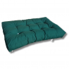 Un juego de almohadas para palets verde PPALZIE