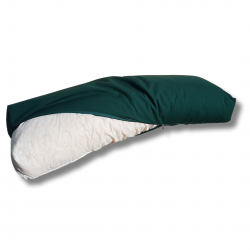 Un juego de almohadas para palets verde PPRPALZIE